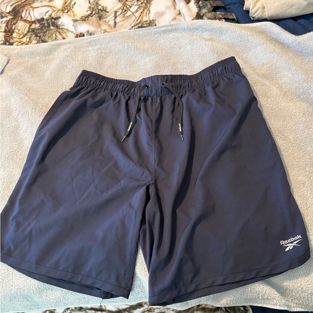 Reebok Dark Blue Workout Shorts